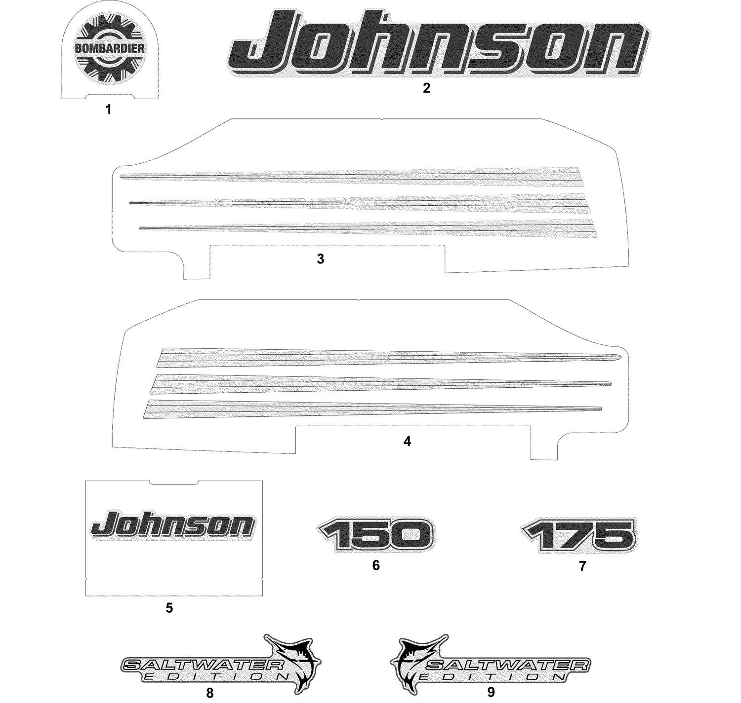 DECALS WHITE MODELS