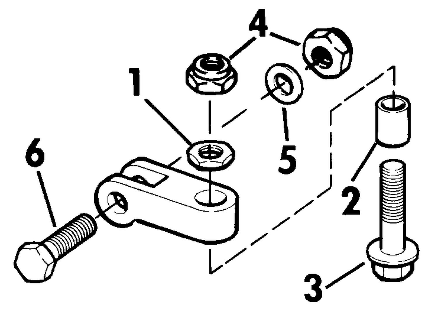 STEERING BOLT AND CLEVIS ASSEMBLY KIT