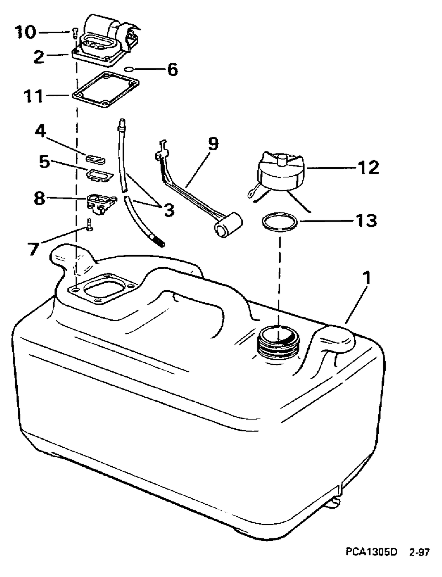 FUEL TANK -- 6 GALLON