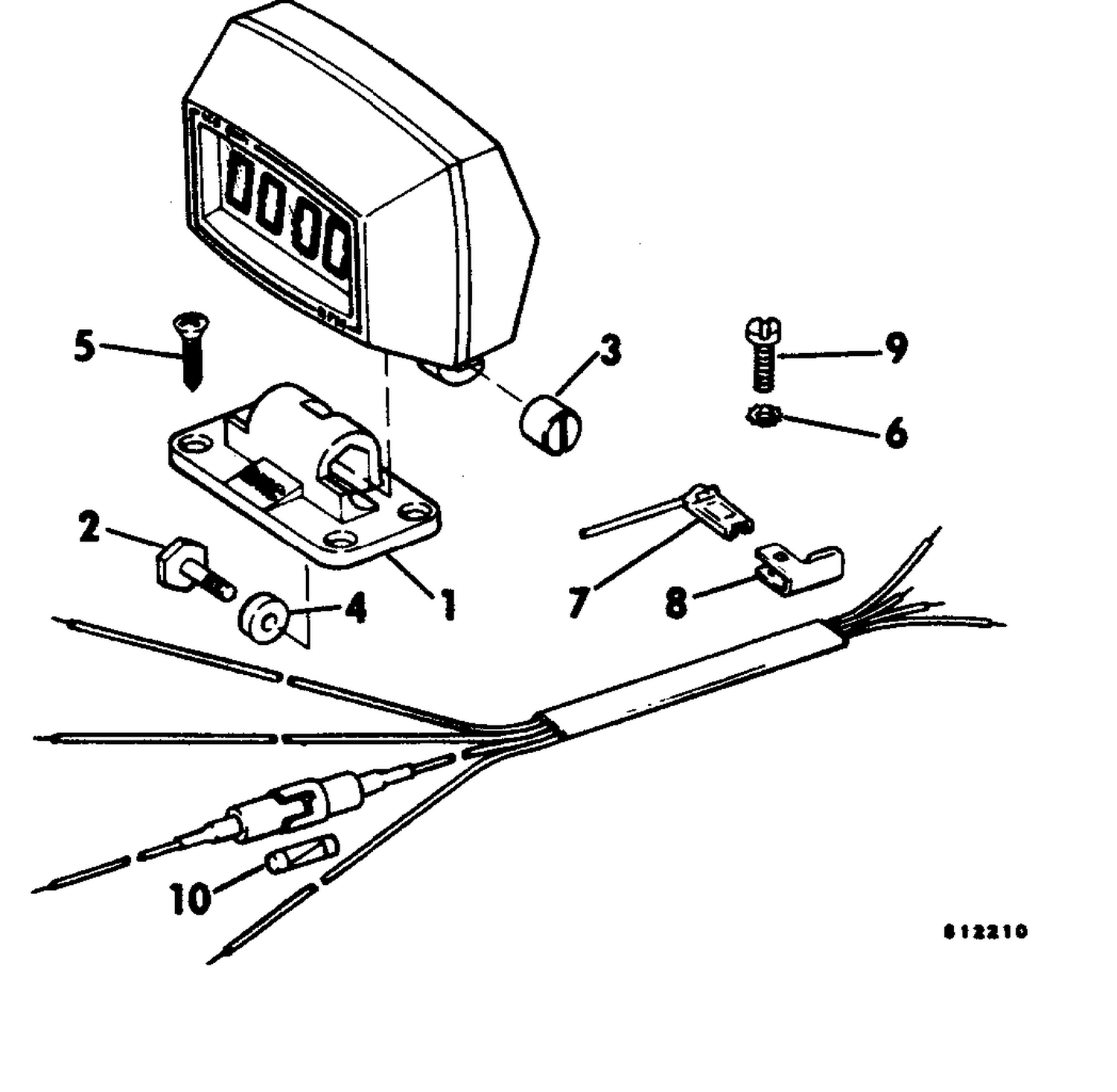 QUARTACH DIGITAL TACHOMETER - POD MOUNT