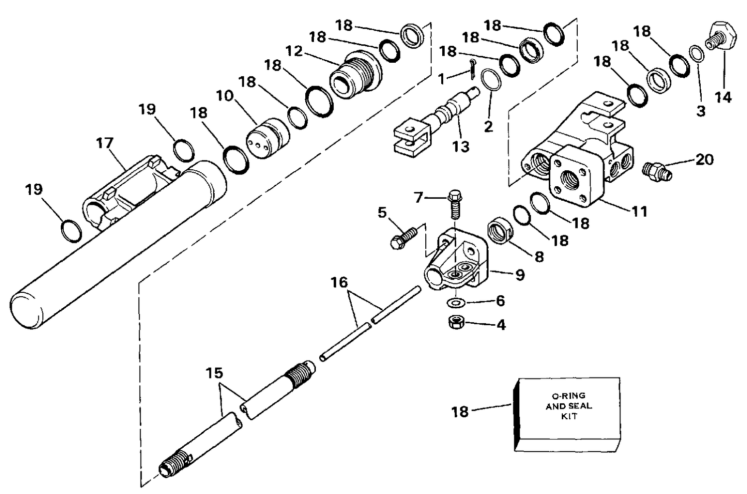 CYLINDER & VALVE ASSEMBLY