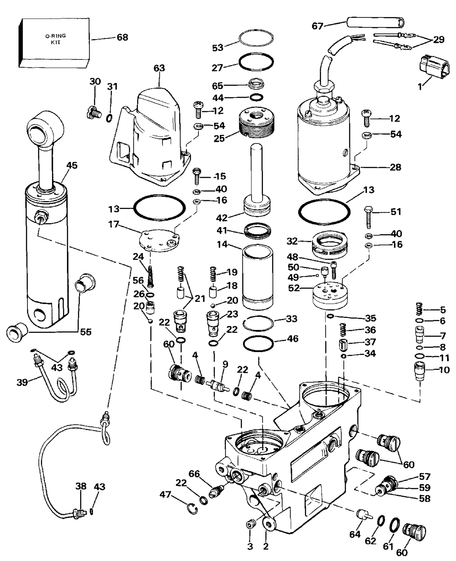 POWER TRIM/TILT HYDRAULIC ASSEMBLY