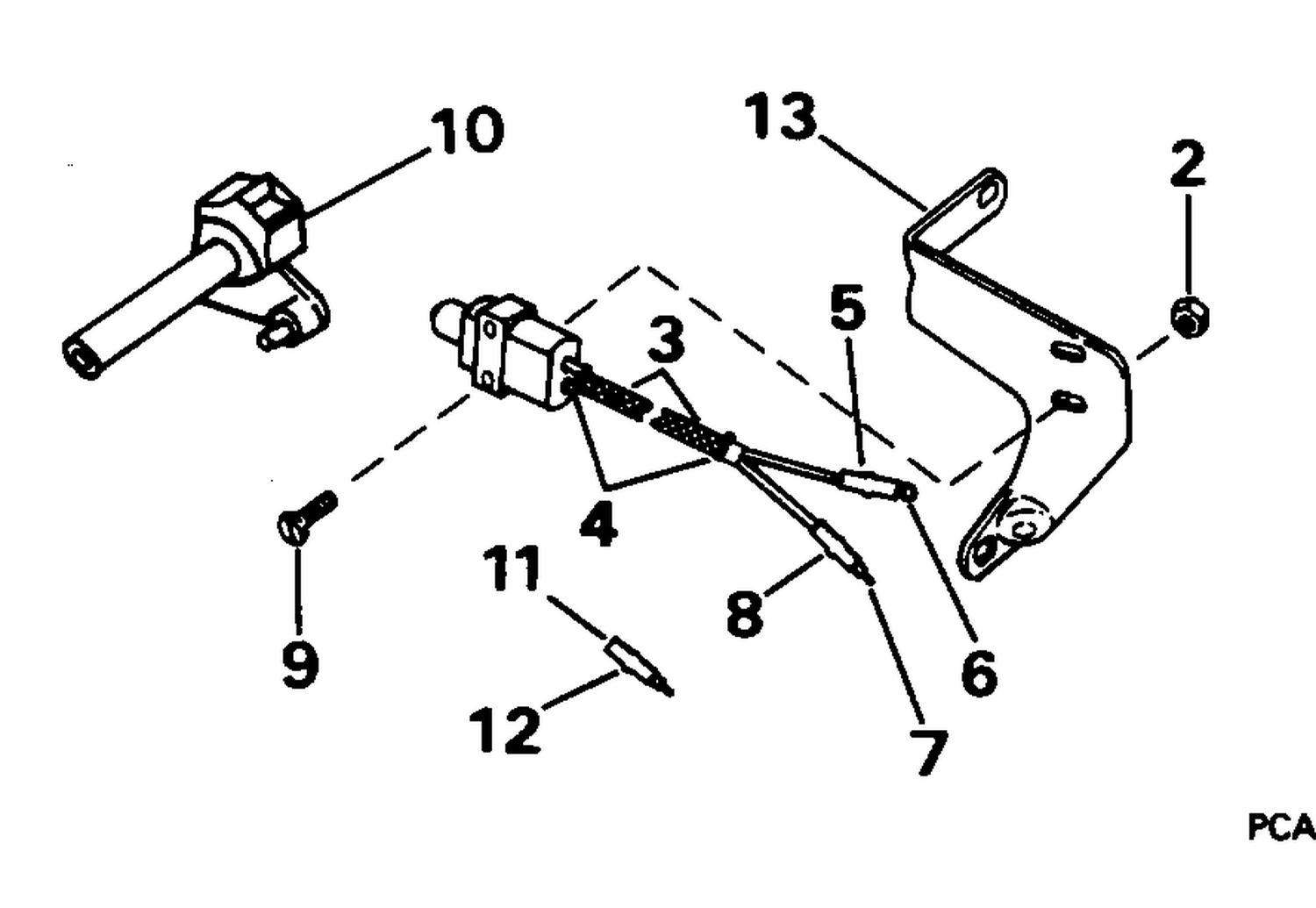 NEUTRAL START KIT - 9.9, 15 (4-STROKE)
