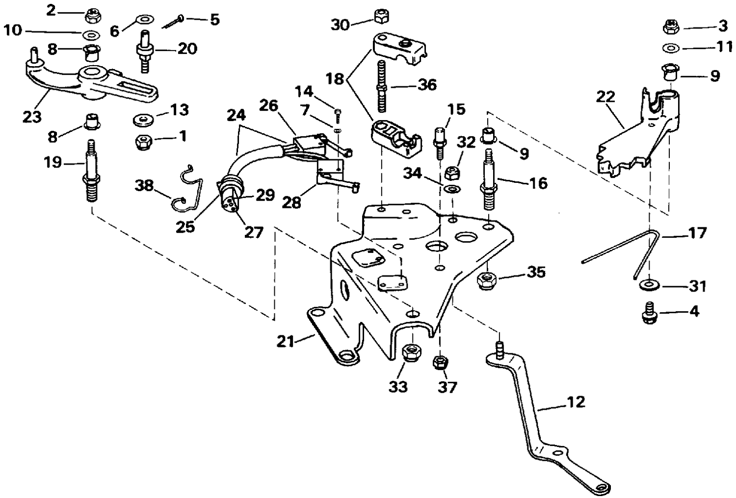SHIFT BRACKET