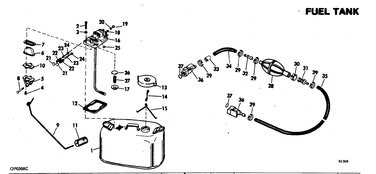 FUEL TANK WITH GAUGE