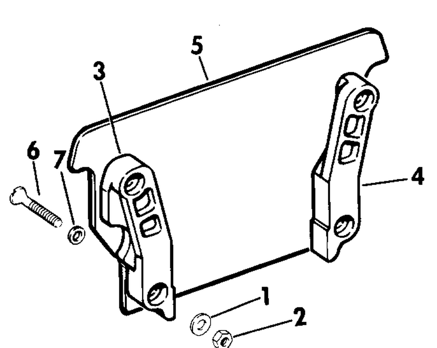 DISPLAY STAND ADAPTER KIT 70 - 75 SHORT SHAFT