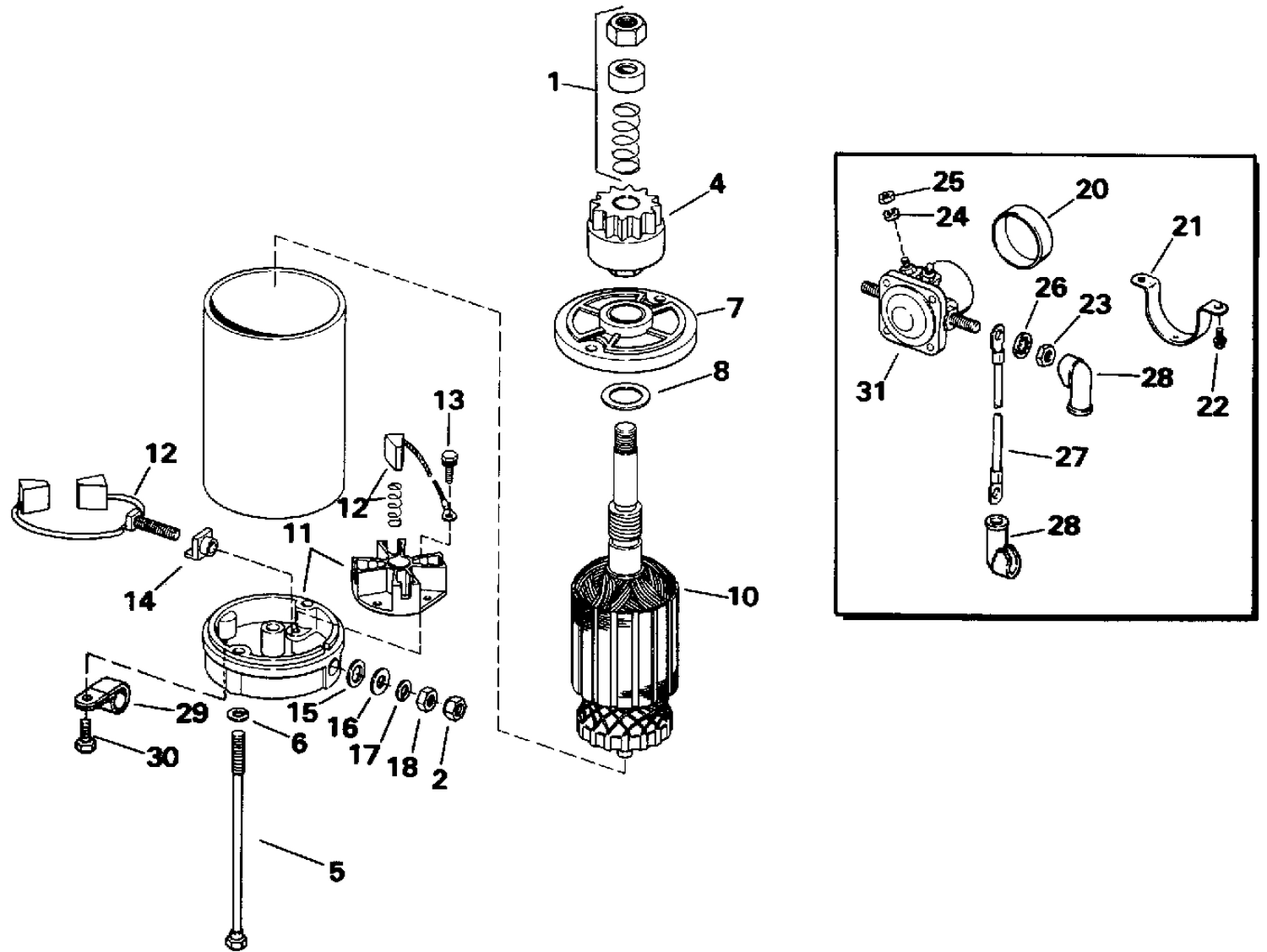 ELECTRIC STARTER & SOLENOID