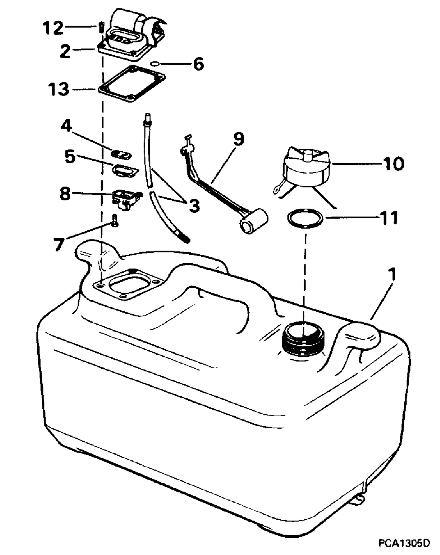 FUEL TANK - 6 GALLON