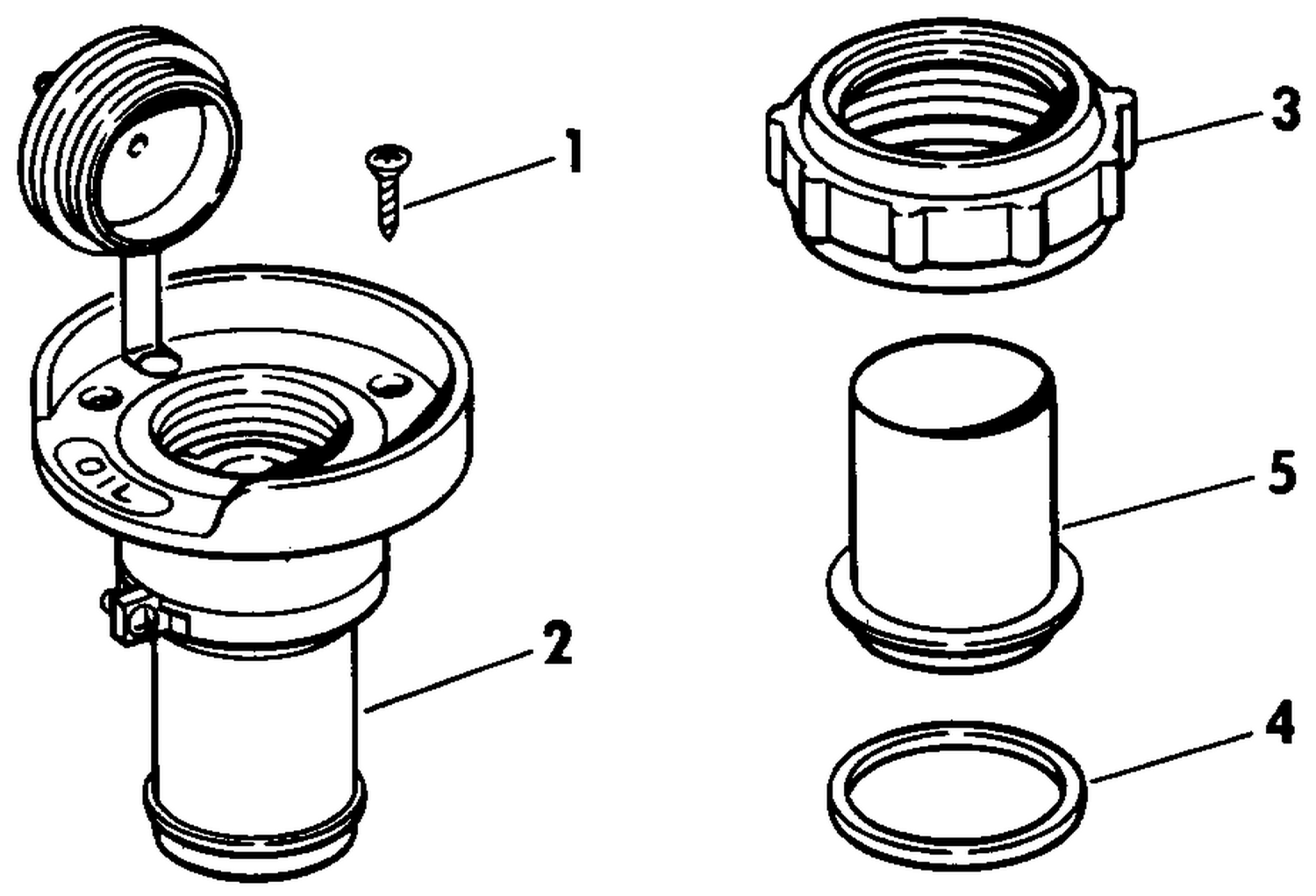REMOTE OIL FILL KIT - 1.8, 3.0, 3.5 & 7 GALLON TANK