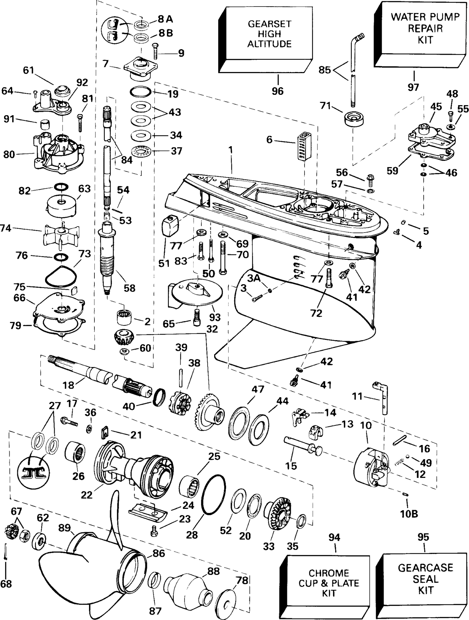 GEARCASE - STANDARD ROTATION - PL MODELS