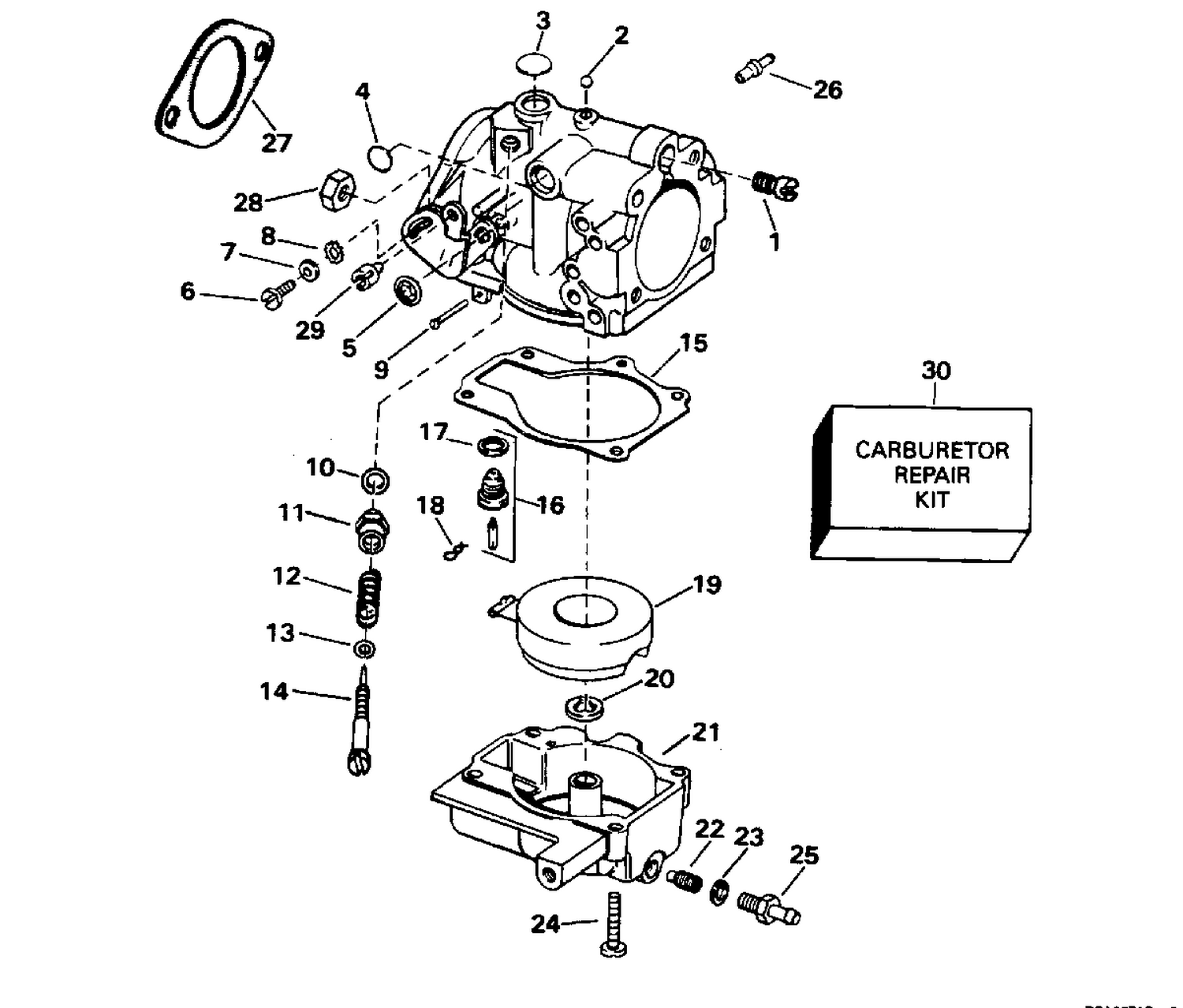 CARBURETOR - 25 H.P.