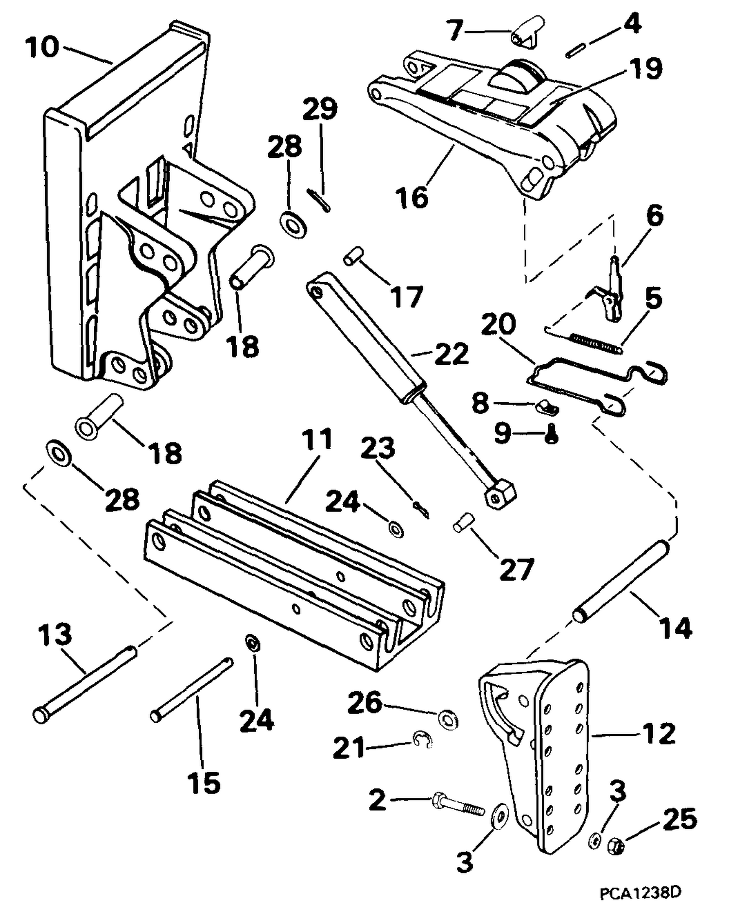 HANDLE KIT -- 40 THRU 50