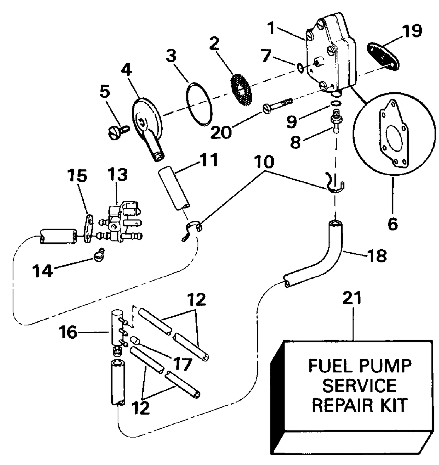 FUEL PUMP AND FILTER LATE PRODUCTION