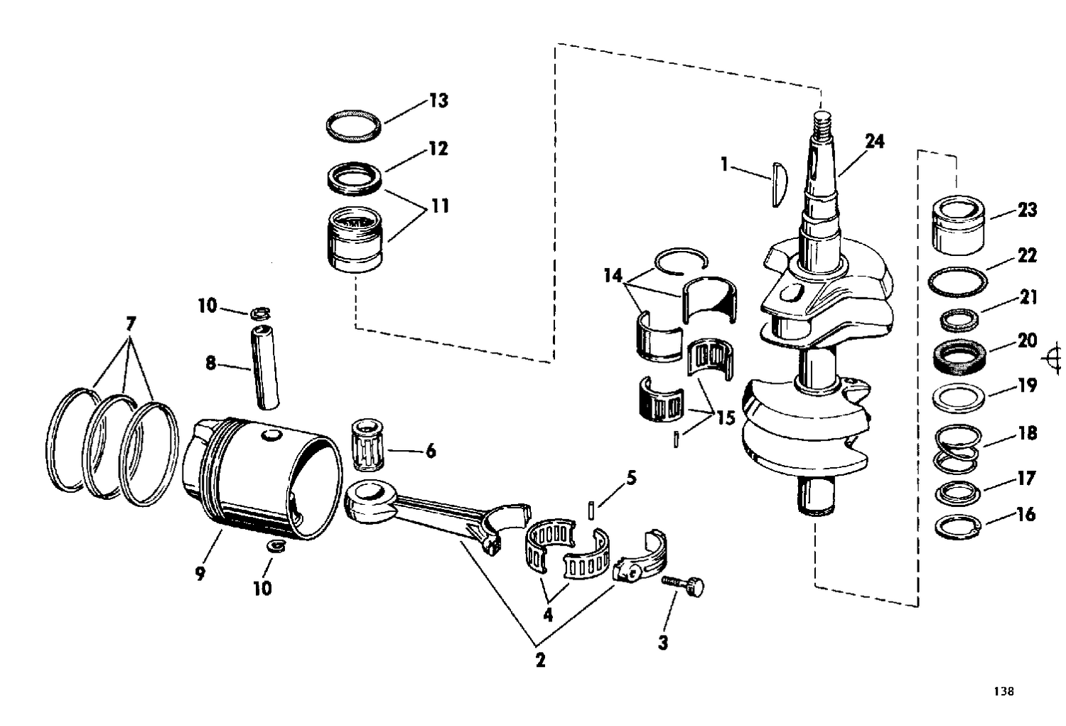CRANKSHAFT GROUP ELECTRIC SHIFT
