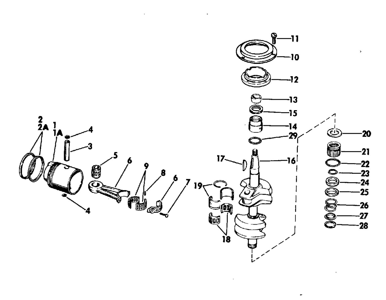 CRANKSHAFT & PISTON