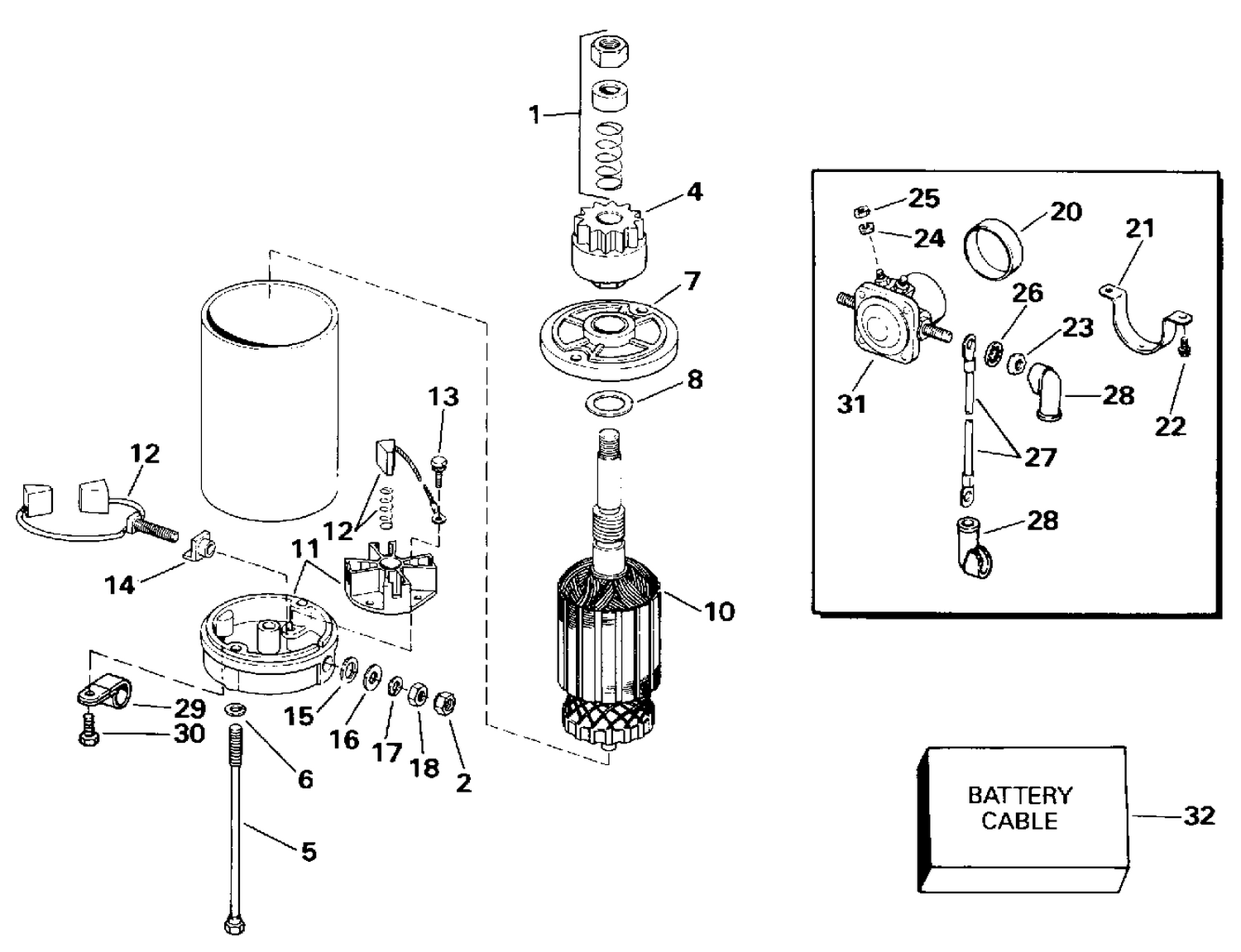 ELECTRIC STARTER & SOLENOID