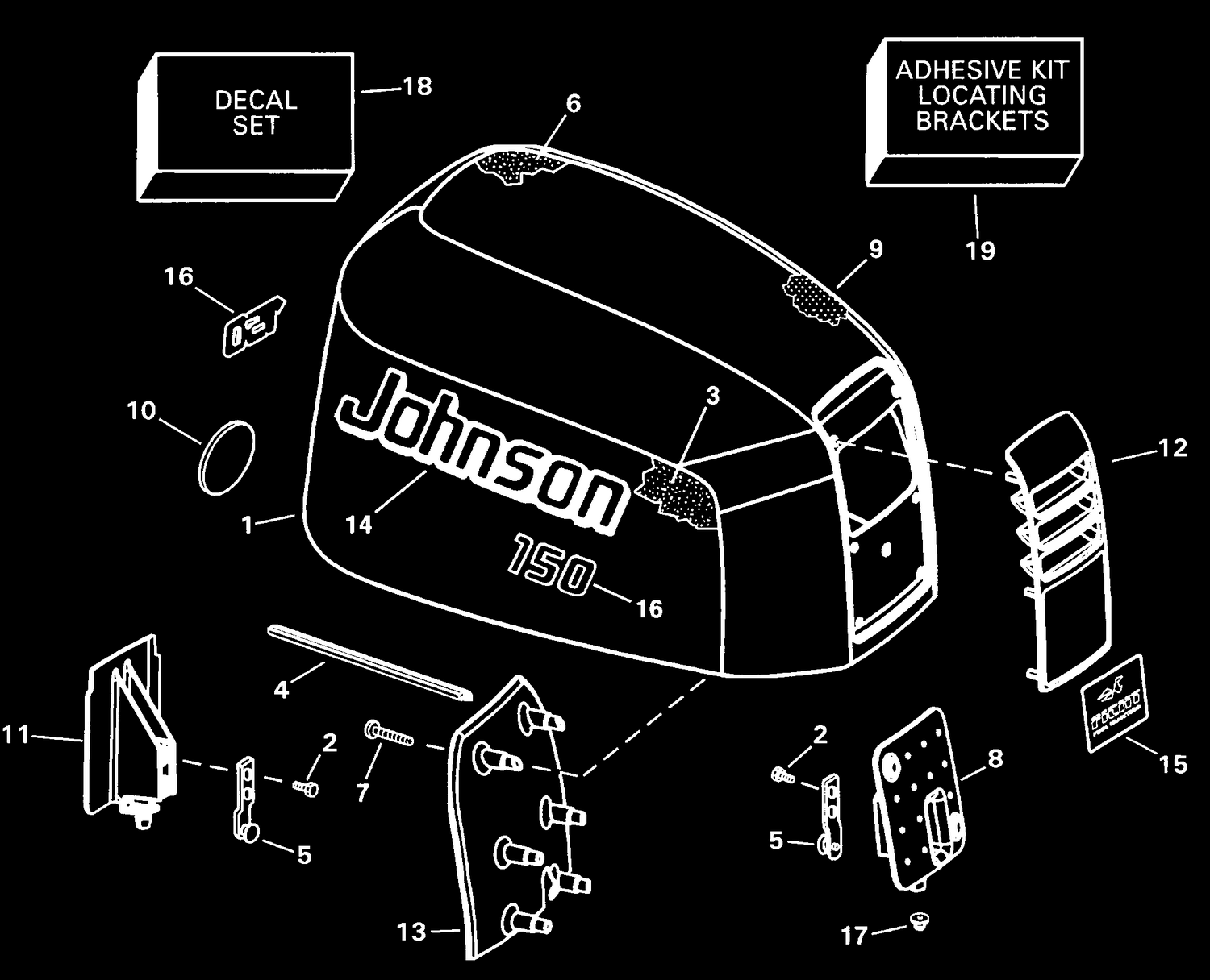 ENGINE COVER -- JOHNSON