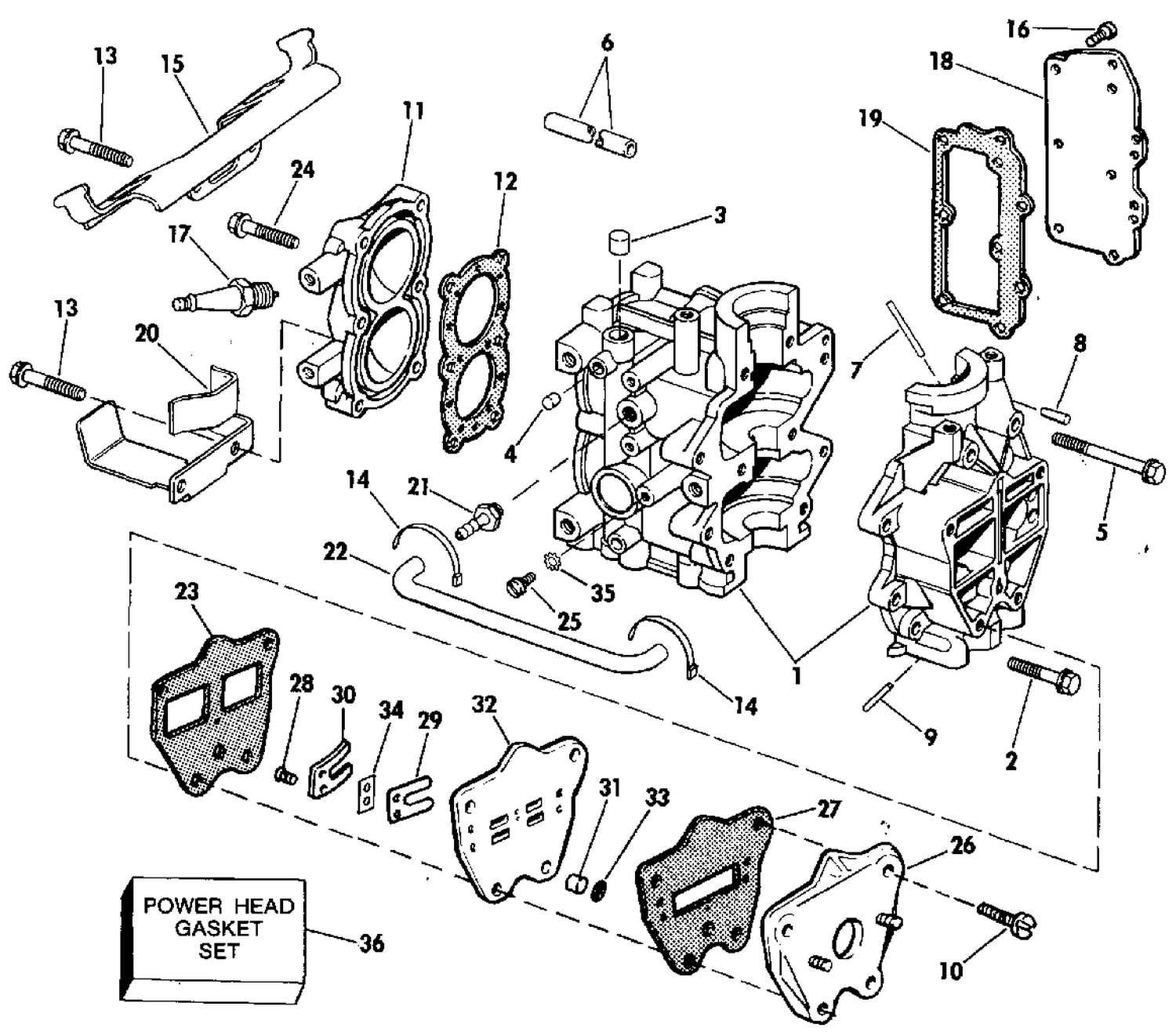 CYLINDER, CRANKCASE, & INTAKE MANIFOLD