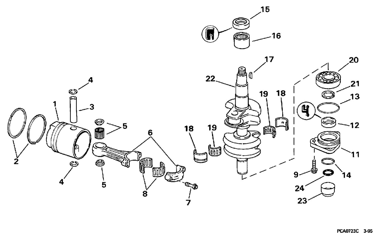 CRANKSHAFT & PISTON