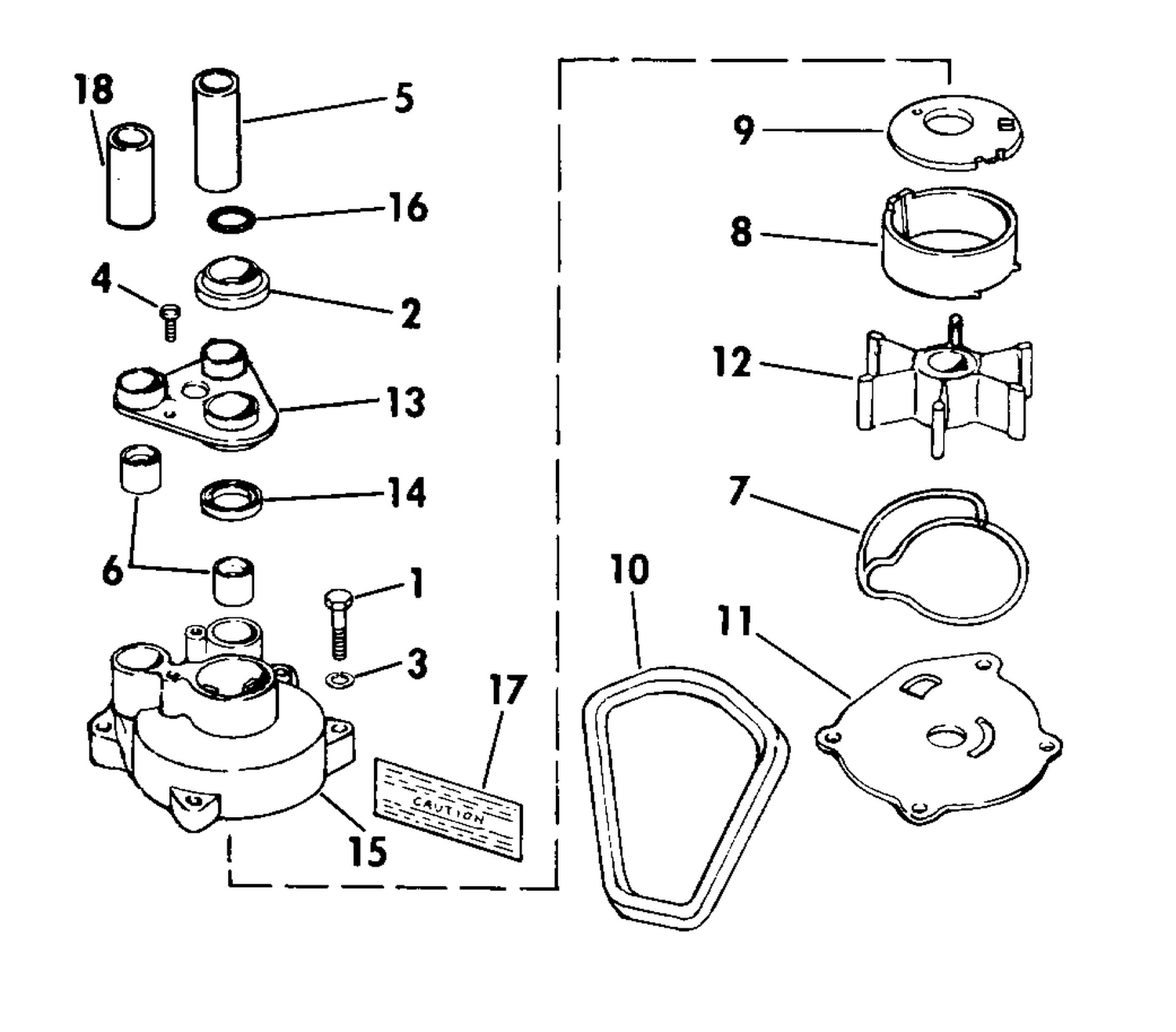 CHROME PUMP KITS 85,115 & 135 HP