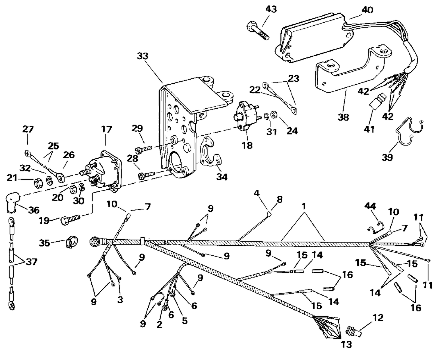 ENGINE WIRE & SHIFT MODULE