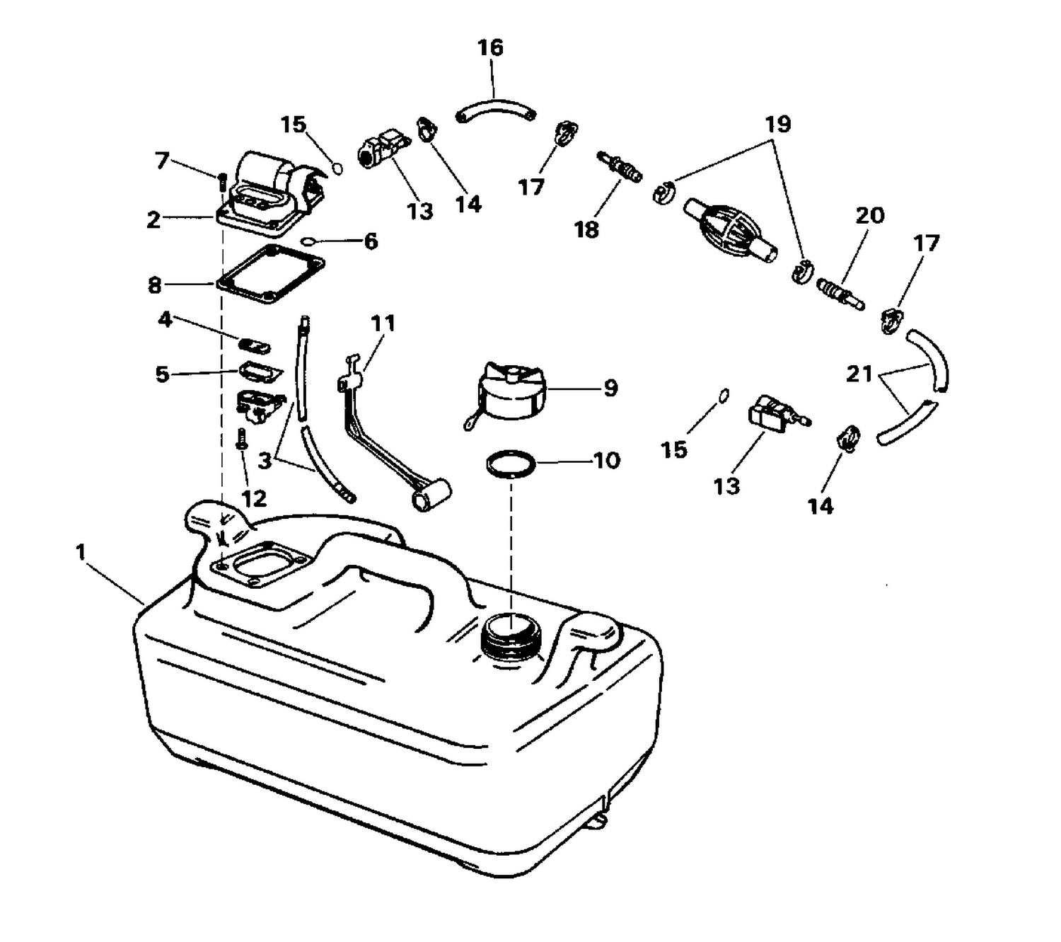 FUEL TANK - 6 GALLON
