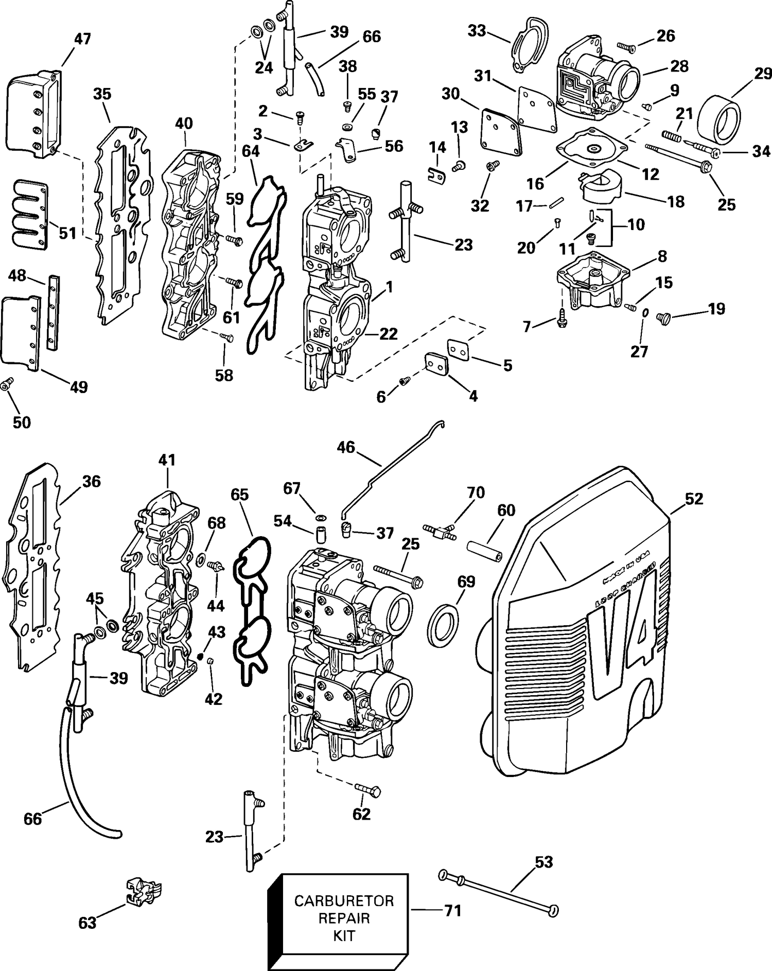 CARBURETOR & INTAKE MANIFOLD
