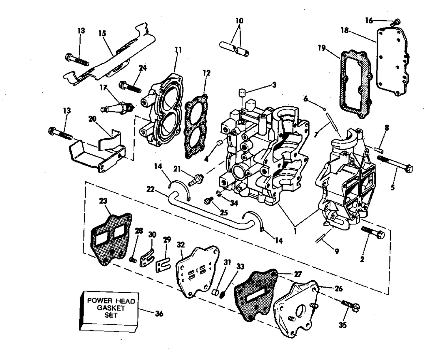CYLINDER & CRANKCASE-4.5 & INTAKE MANIFOLD