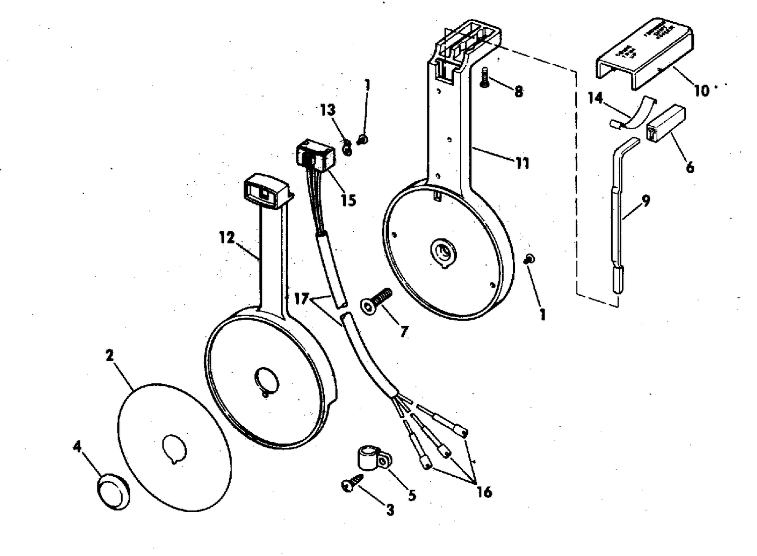 TILT AND TRIM LEVER ASSEMBLY SINGLE ENGINE 55 - 235 HP