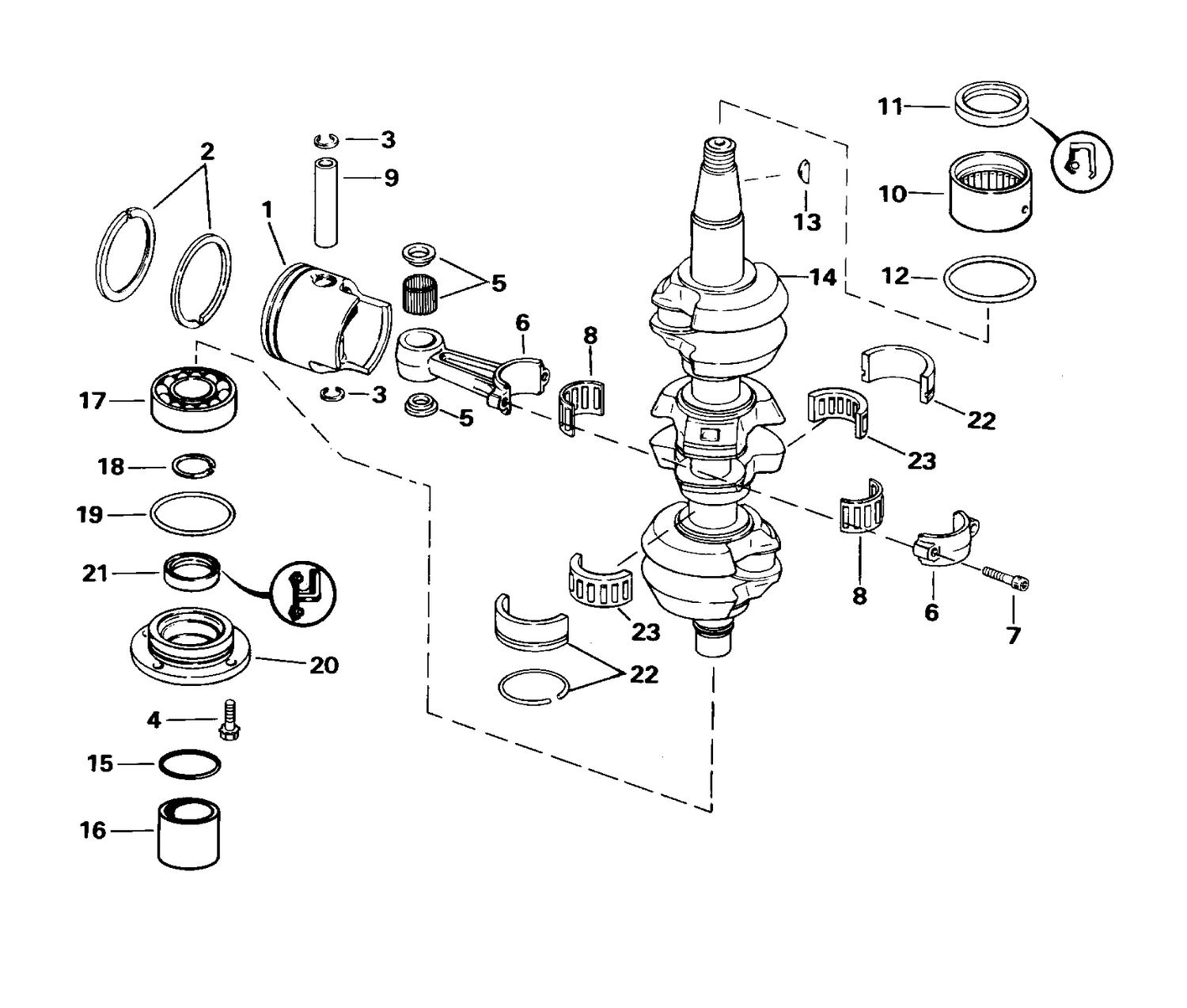 CRANKSHAFT & PISTON