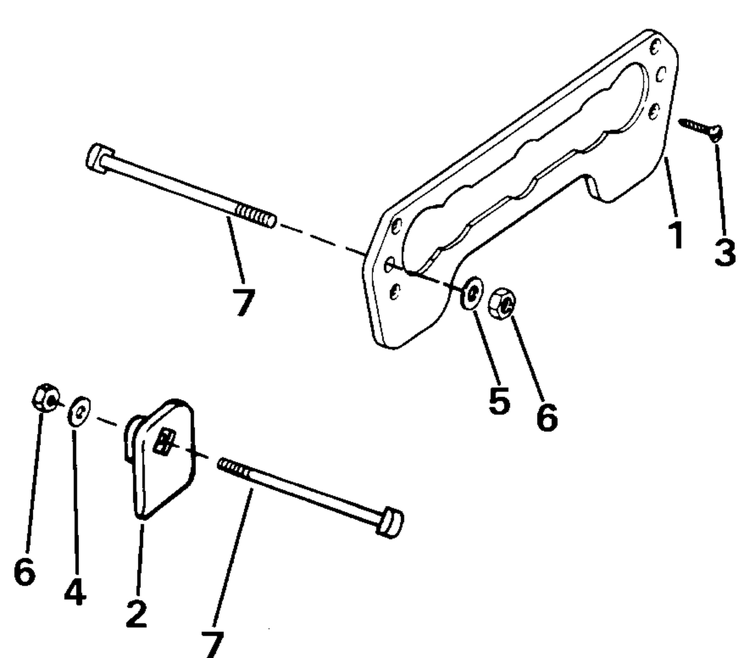 TRANSOM PLATE KIT 40 & 50