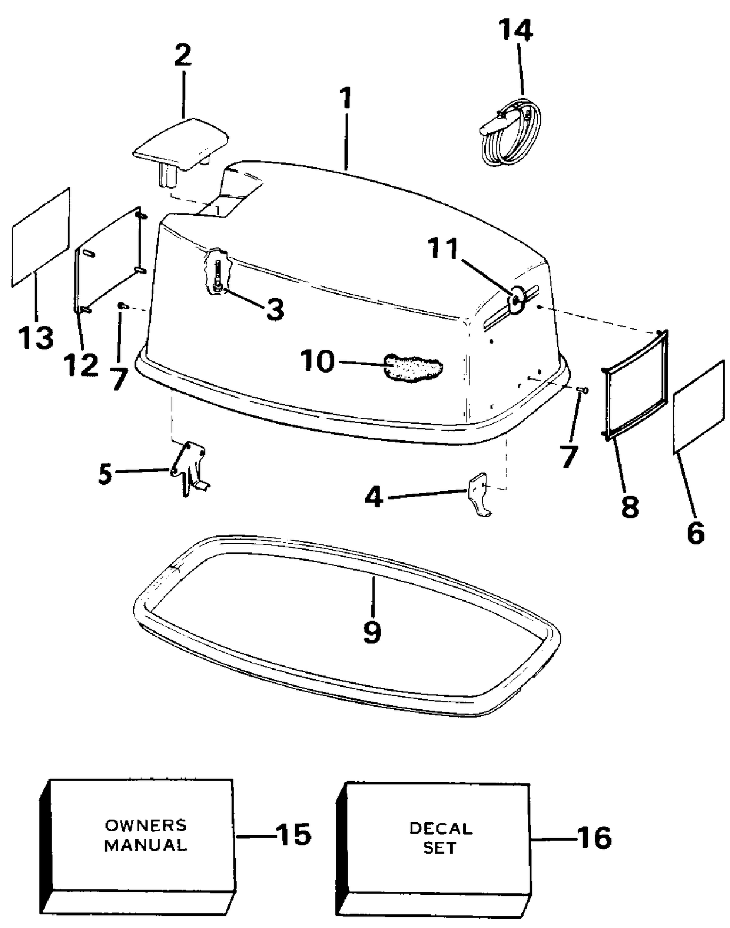 ENGINE COVER - JOHNSON