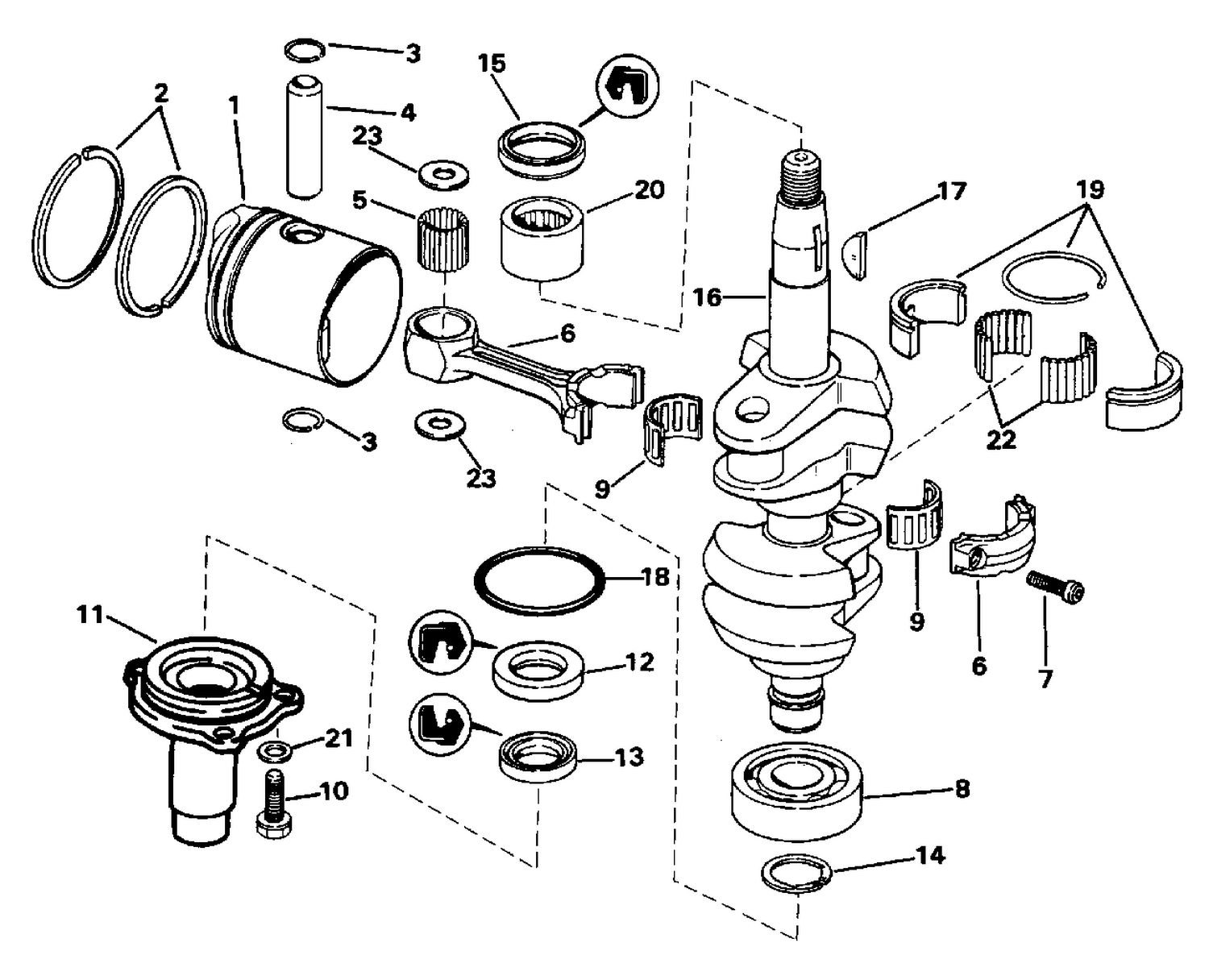 CRANKSHAFT & PISTON