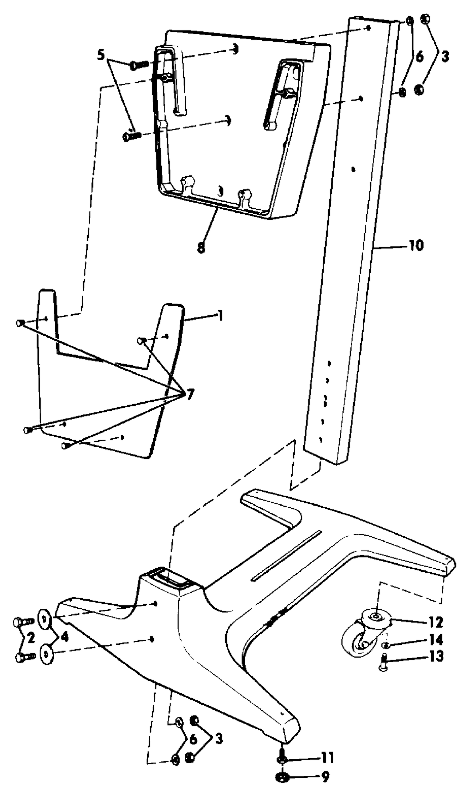 ENGINE DISPLAY STAND - 40 THRU V6