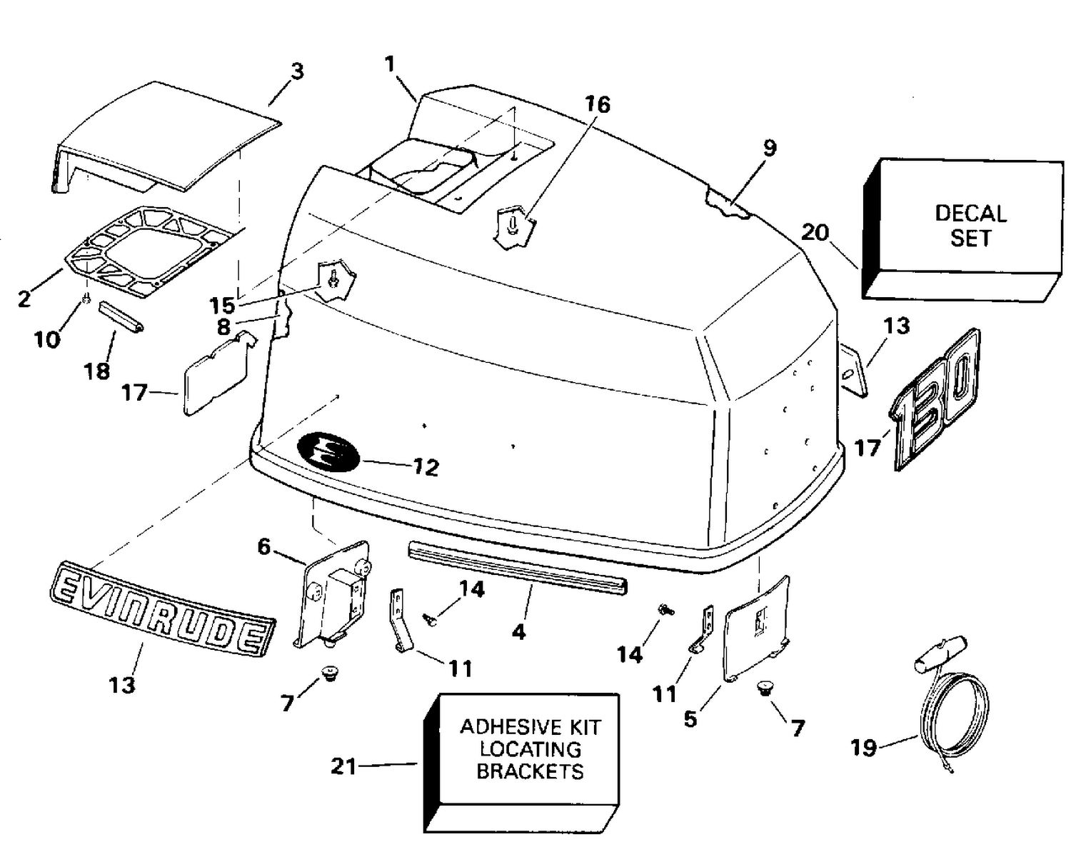 ENGINE COVER - EVINRUDE