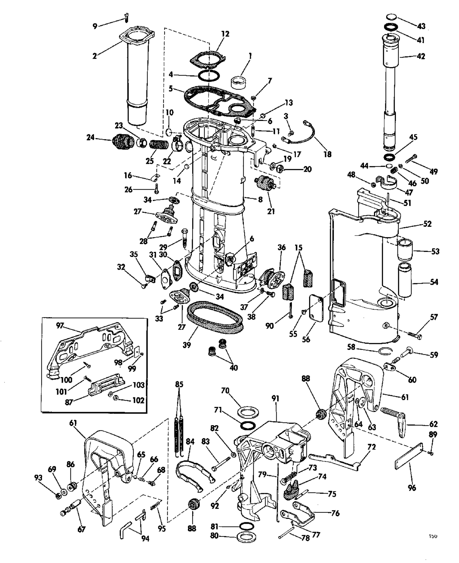 LOWER UNIT GROUP ELECTRIC SHIFT