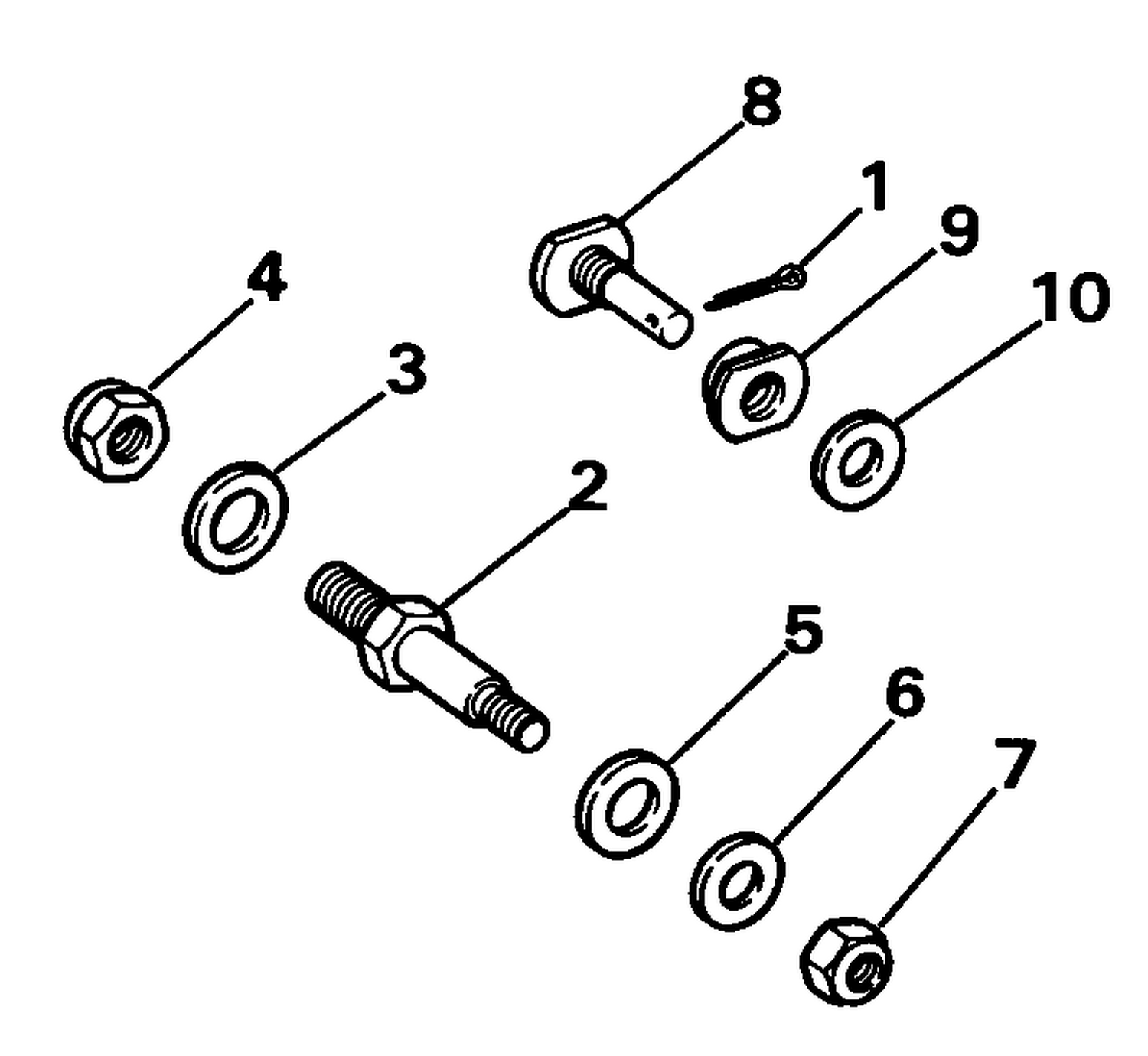 REMOTE CONTROL MOUNTING KIT FOR NON-OMC CABLES - 7.4L 370