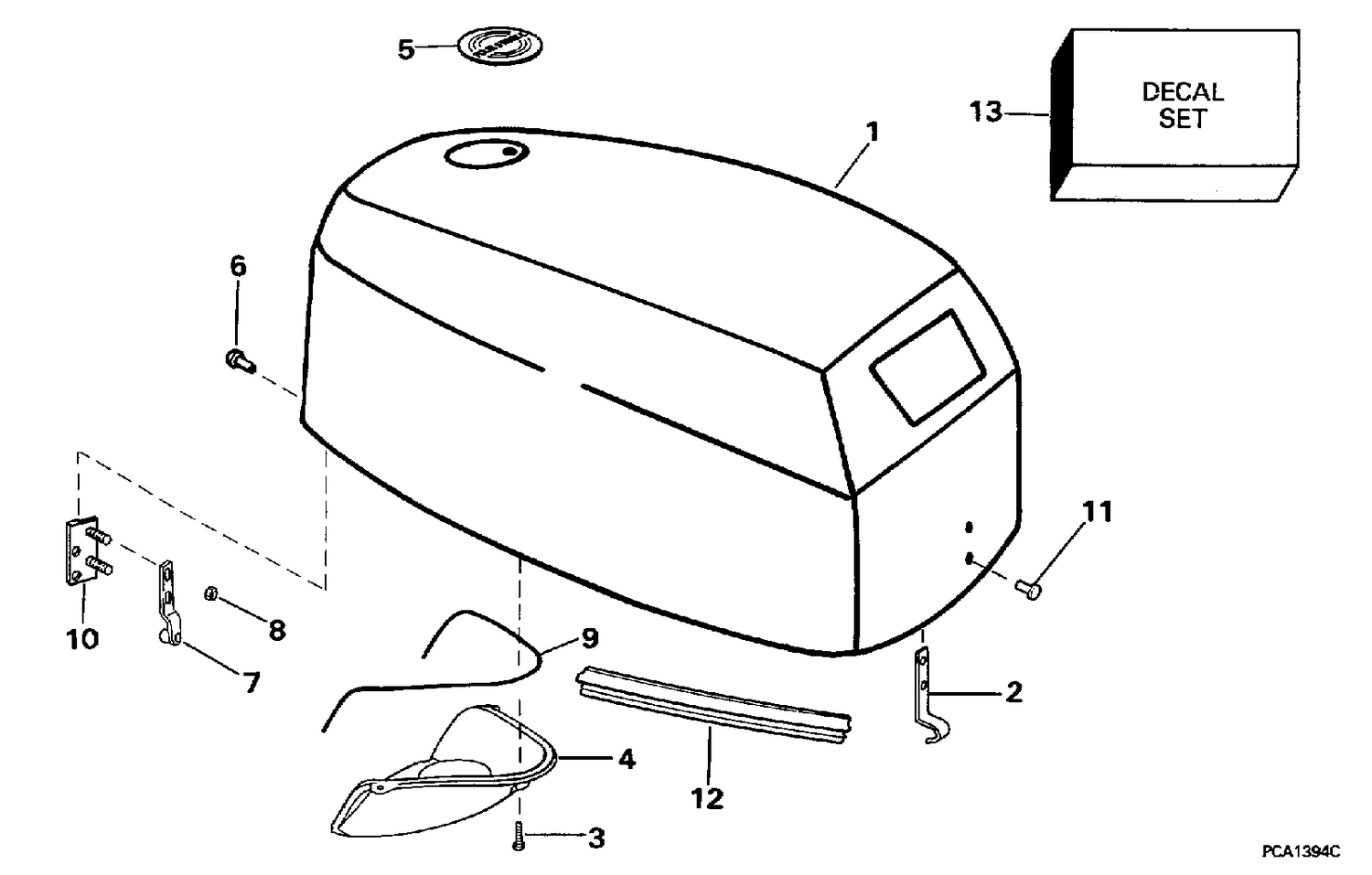 ENGINE COVER -- EVINRUDE