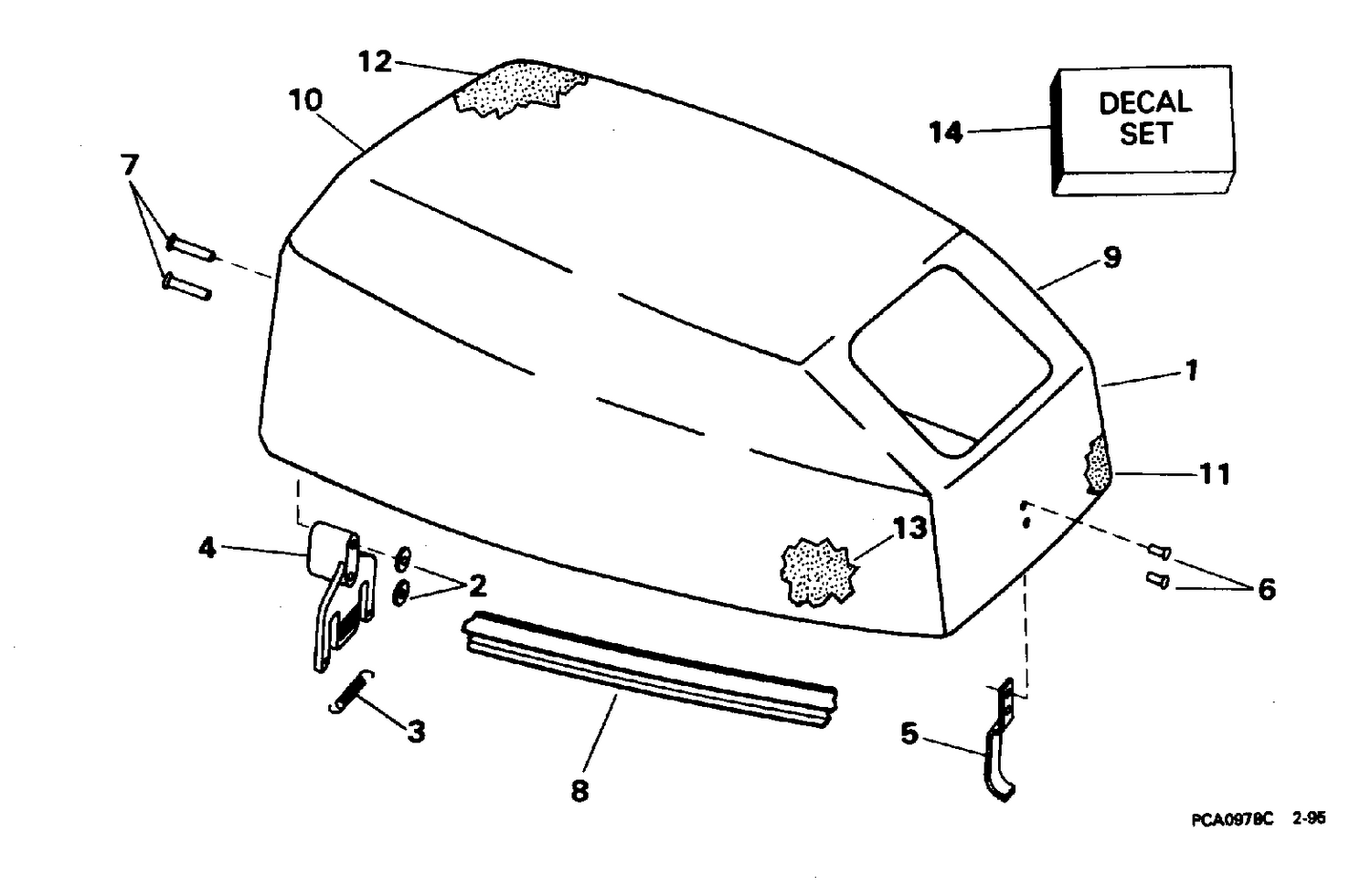 ENGINE COVER - JOHNSON