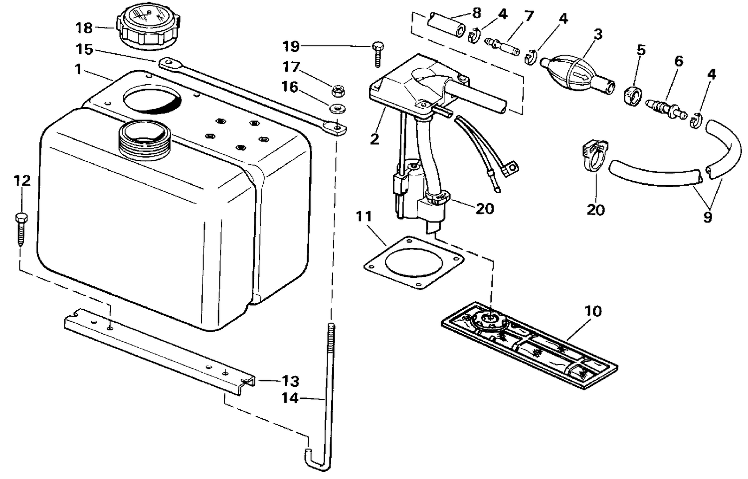 VRO OIL TANK KIT-1.8 GALLON