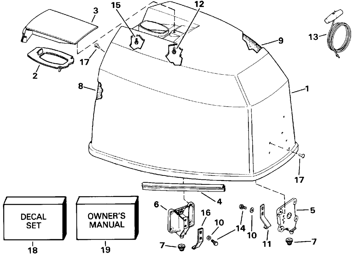 ENGINE COVER - JOHNSON