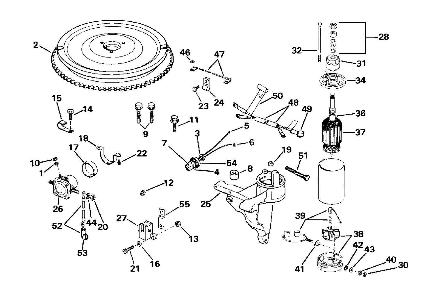 ELECTRIC STARTING KIT - 20, 25, 30, 35