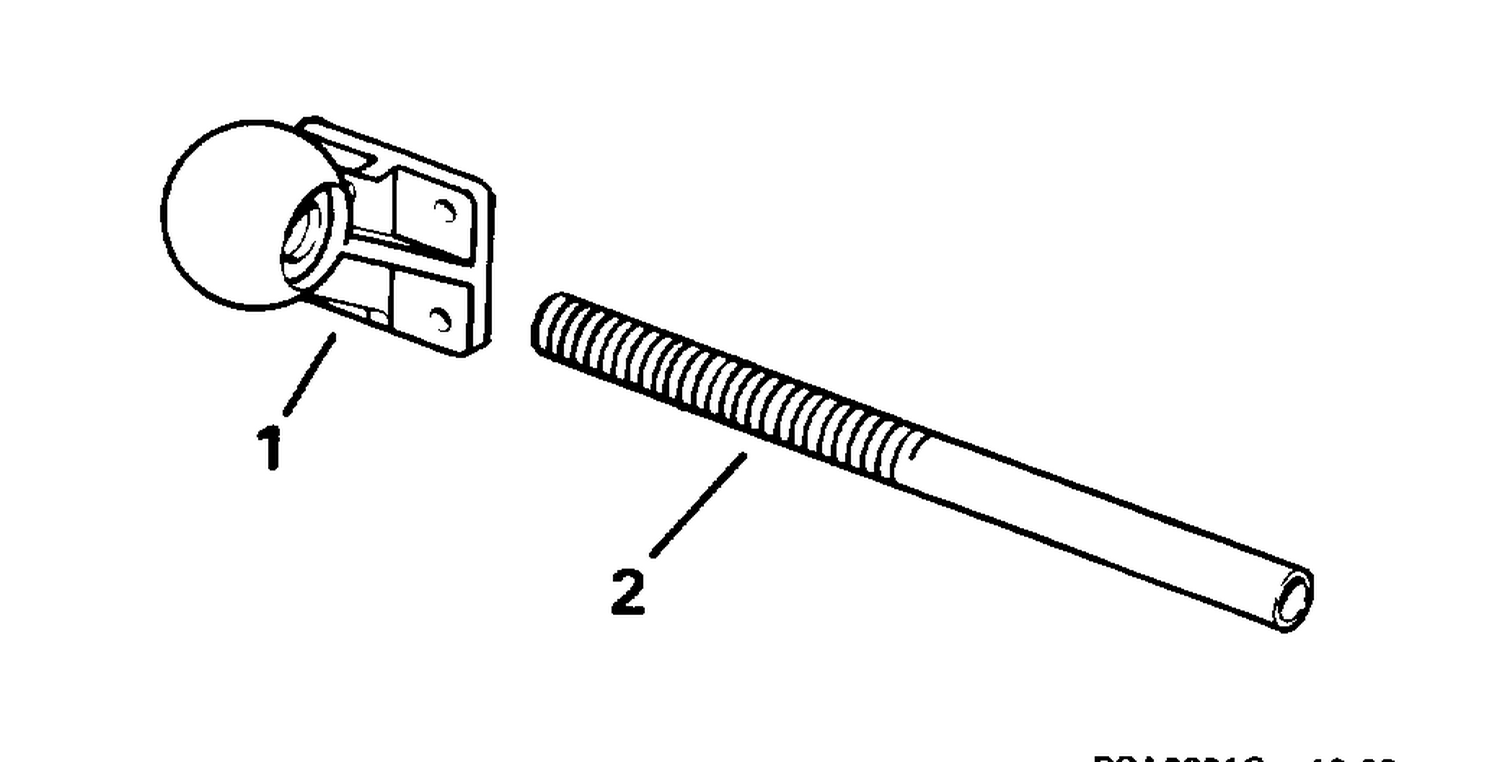 TRANSOM BRACKET KIT - 6 THRU 40