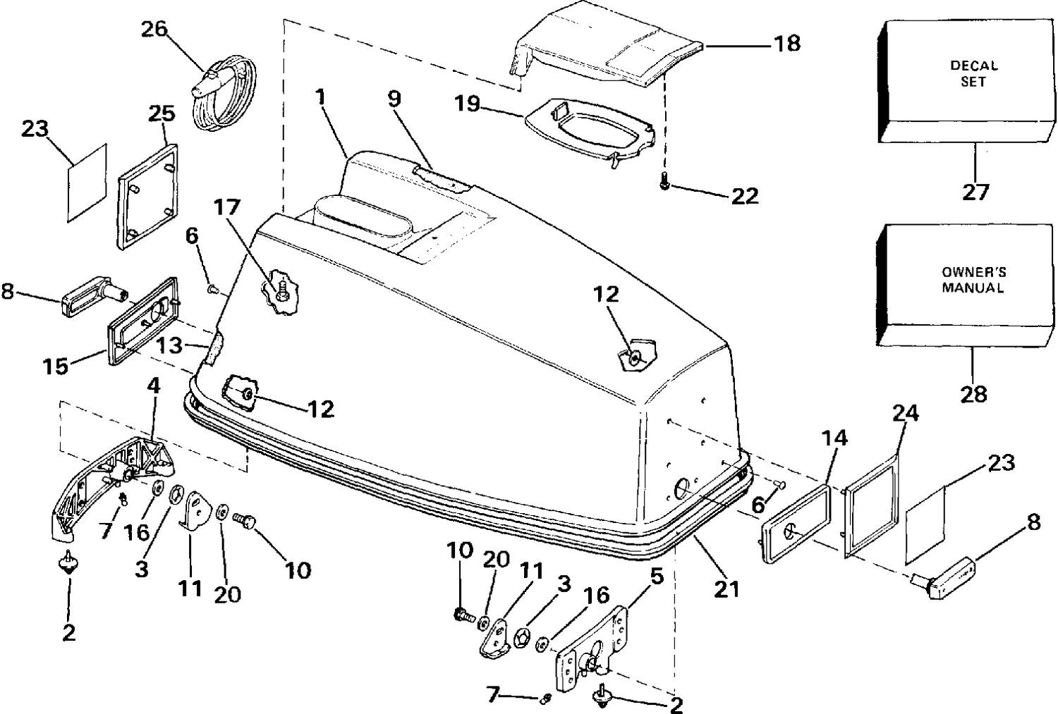 ENGINE COVER - JOHNSON