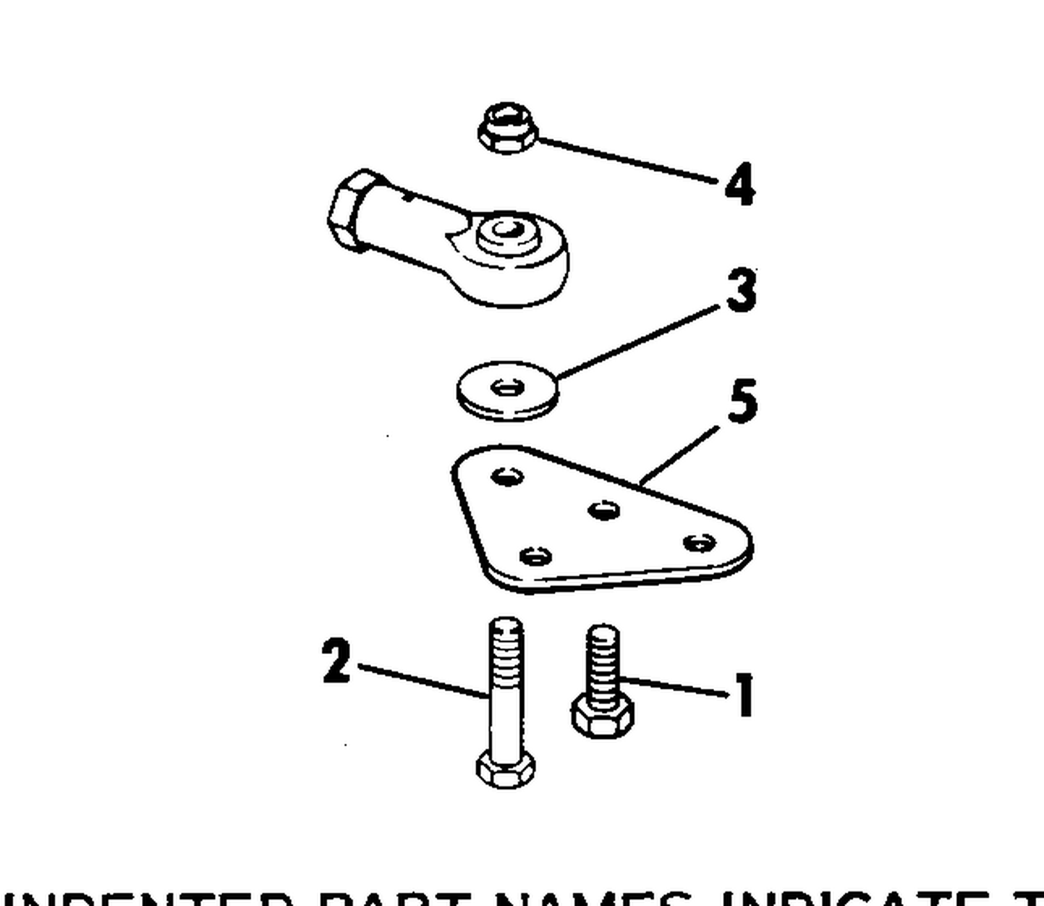 STEERING CONN. TIE BARS-MECHANICAL DUAL CABLE 200 H.P.