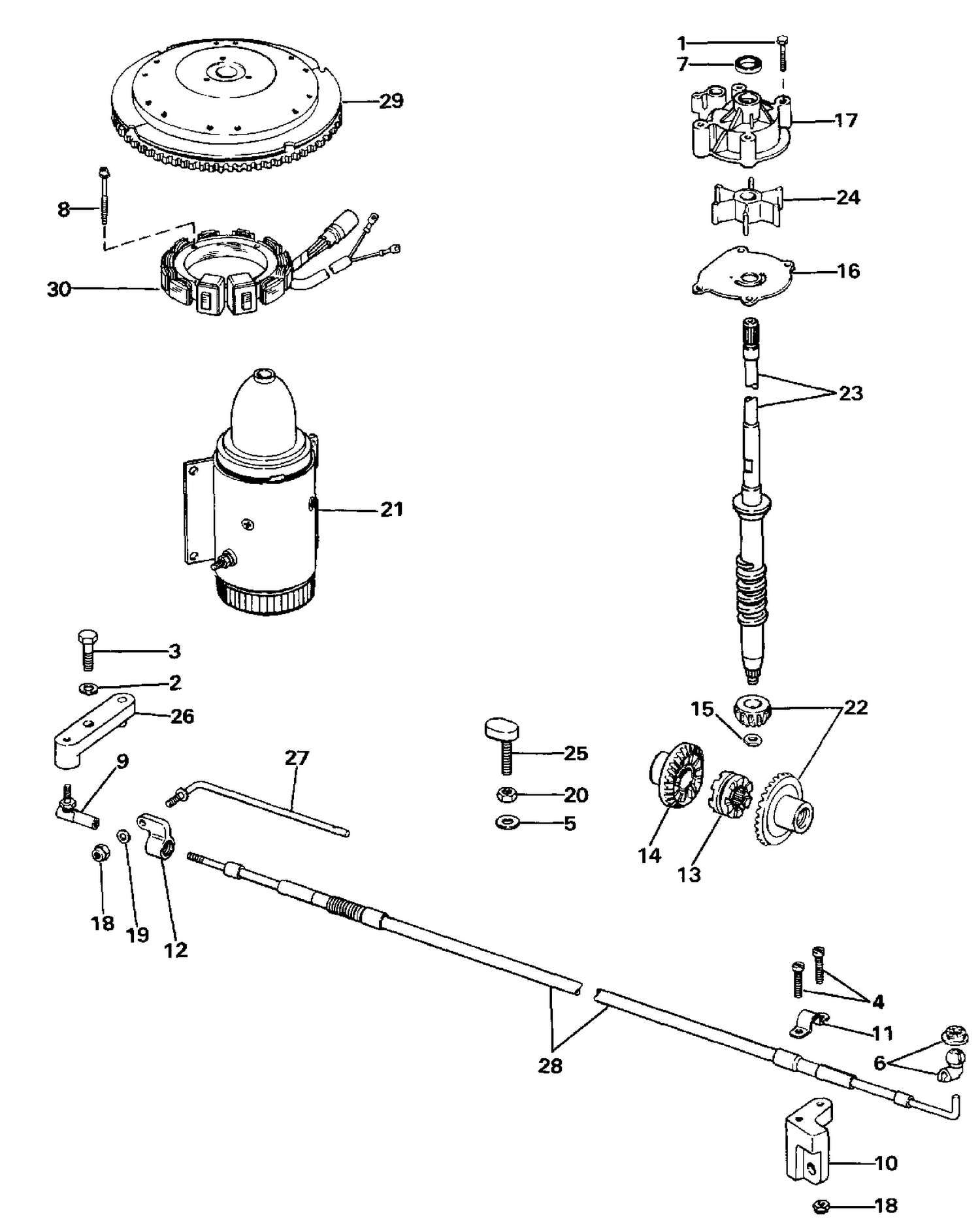 COUNTER ROTATION GEARCASE KIT