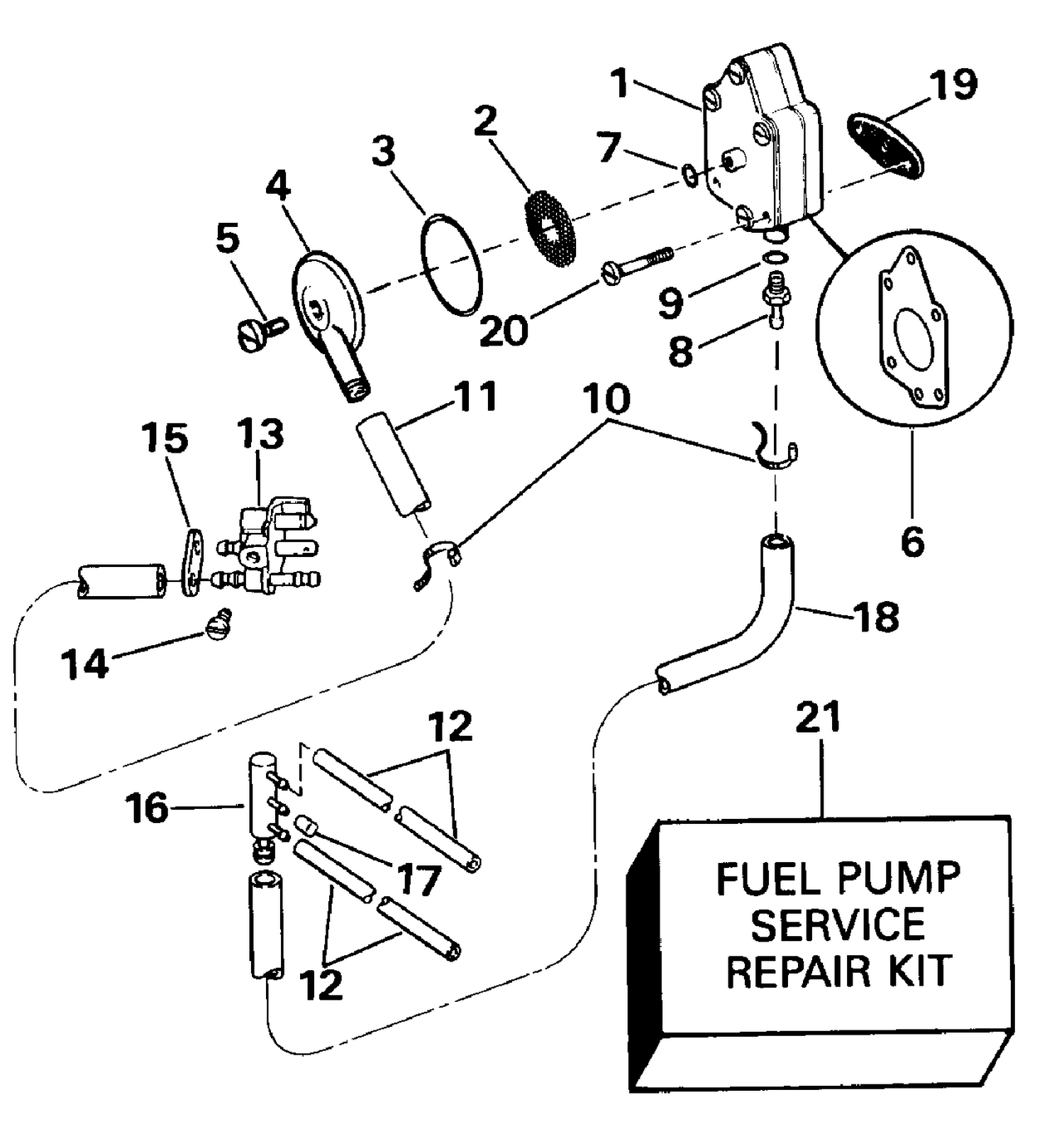 FUEL PUMP AND FILTER