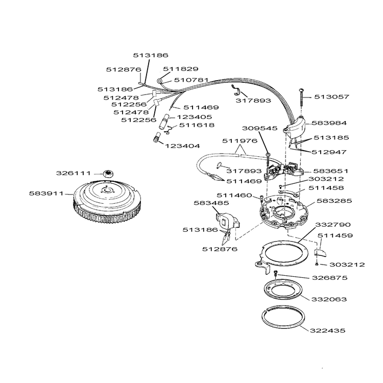 IGNITION SYSTEM - ROPE START (Continued)