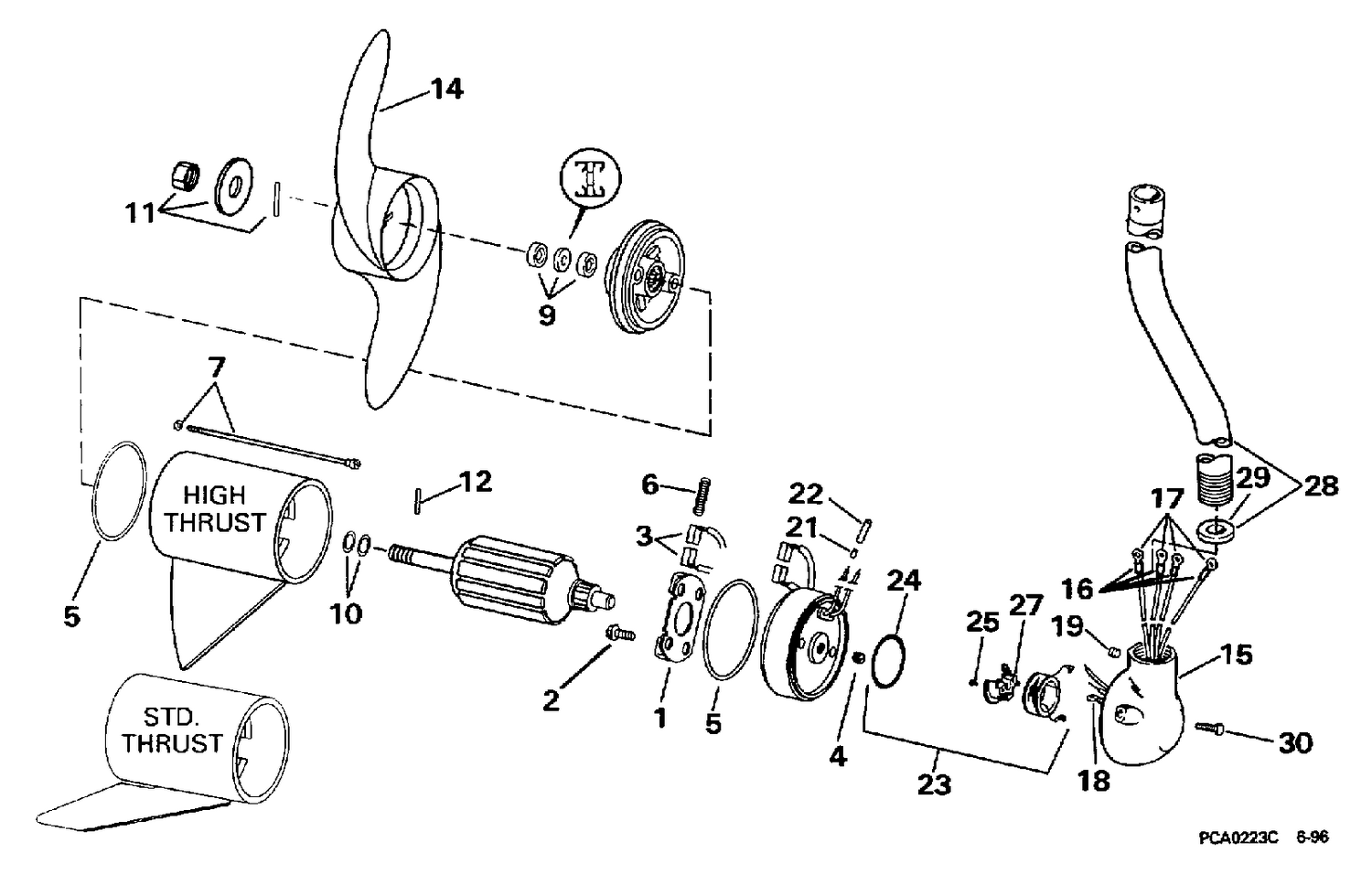 MOTOR & ADAPTER GROUP/12 VOLT