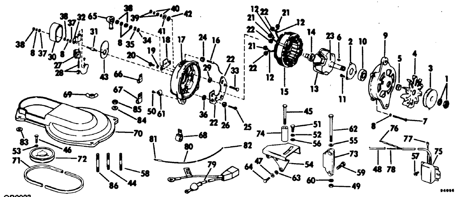 ALTERNATOR KIT-SAIL DRIVE
